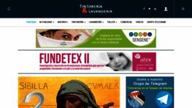 What Tintoreriaylavanderia.com website looked like in 2022 (1 year ago)