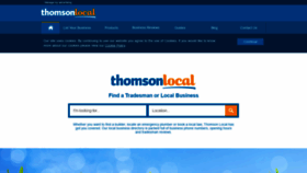 What Thomsonlocal.com website looked like in 2022 (1 year ago)