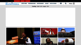 What Thehansindia.com website looked like in 2022 (1 year ago)