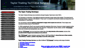What Taylortradingtechnique.net website looked like in 2022 (1 year ago)