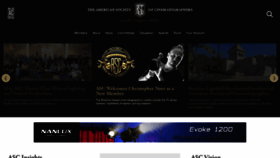 What Theasc.com website looked like in 2022 (1 year ago)