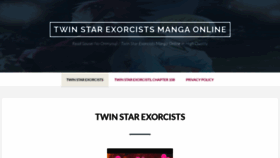 What Twinstarexorcists.com website looked like in 2022 (1 year ago)