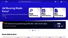 What Themediaant.com website looked like in 2022 (1 year ago)