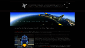 What Topgunflights.com website looked like in 2022 (1 year ago)