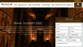 What Traveltoegypt.net website looked like in 2022 (1 year ago)