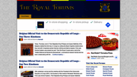 What Theroyalforums.com website looked like in 2022 (1 year ago)