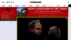 What Tipsbladet.dk website looked like in 2022 (3 years ago)