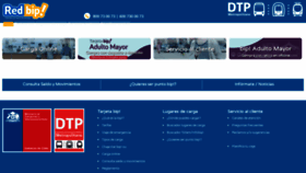 What Tarjetabip.cl website looked like in 2022 (1 year ago)