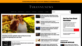 What Tyranny.news website looked like in 2022 (1 year ago)