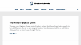 What Thefreshreads.com website looked like in 2022 (1 year ago)