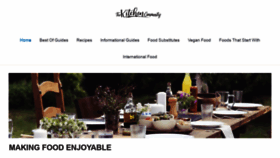 What Thekitchencommunity.org website looked like in 2022 (1 year ago)