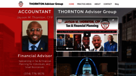 What Thorntonoffice.com website looked like in 2022 (1 year ago)