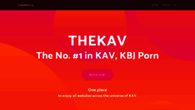 What Thekav.co website looked like in 2022 (1 year ago)