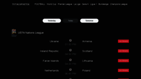What Totalsportek.pro website looked like in 2022 (3 years ago)