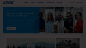 What Tetrapak.com website looked like in 2022 (1 year ago)