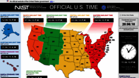 What Time.gov website looked like in 2022 (3 years ago)