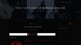 What The-first-order.com website looked like in 2022 (1 year ago)