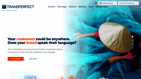 What Transperfect.com website looked like in 2022 (1 year ago)