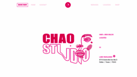 What Thechaostudio.com website looked like in 2022 (1 year ago)