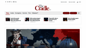 What Thecradle.co website looked like in 2022 (1 year ago)