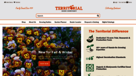 What Territorialseed.com website looked like in 2022 (1 year ago)