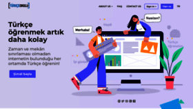What Turkceokulu.com website looked like in 2022 (1 year ago)
