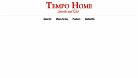 What Tempohomeproducts.com website looked like in 2022 (1 year ago)