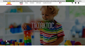 What Tiktaktoc.com website looked like in 2022 (1 year ago)