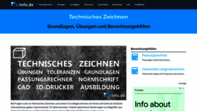 What Tzinfo.de website looked like in 2022 (1 year ago)