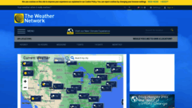 What Theweathernetwork.com website looked like in 2022 (1 year ago)