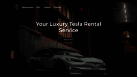 What Teslarents.com website looked like in 2022 (1 year ago)