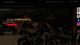What Triumph-hannover.de website looked like in 2022 (1 year ago)