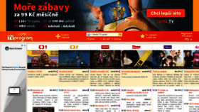 What Tvprogram.cz website looked like in 2022 (1 year ago)
