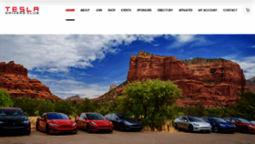 What Tesladriversclub.com website looked like in 2022 (1 year ago)