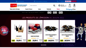 What Teleshopping.fr website looked like in 2022 (1 year ago)