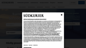What Traueranzeigen.suedkurier.de website looked like in 2022 (1 year ago)