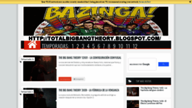 What Totalbigbangtheory.com website looked like in 2022 (1 year ago)