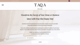 What Taqafengshui.com website looked like in 2022 (1 year ago)