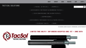 What Tacticalsol.com website looked like in 2022 (1 year ago)