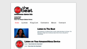 What Thebeat.us website looked like in 2022 (1 year ago)