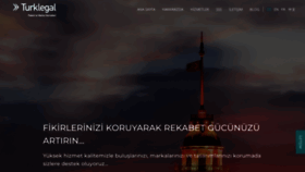 What Turklegal.com.tr website looked like in 2022 (1 year ago)