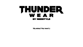 What Thunderwear.pl website looked like in 2022 (1 year ago)