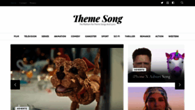What Themesong.info website looked like in 2022 (1 year ago)