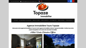 What Topaze-immobilier.com website looked like in 2022 (1 year ago)