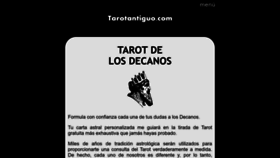 What Tarotantiguo.com website looked like in 2022 (1 year ago)