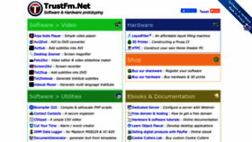 What Trustfm.net website looked like in 2022 (1 year ago)