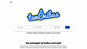 What Temonibus.com website looked like in 2022 (1 year ago)