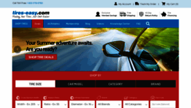 What Tires-easy.com website looked like in 2022 (1 year ago)