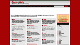 What Topsofweb.com website looked like in 2022 (1 year ago)