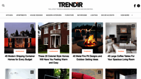 What Trendir.com website looked like in 2022 (1 year ago)